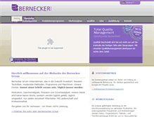 Tablet Screenshot of bernecker-gmbh.de